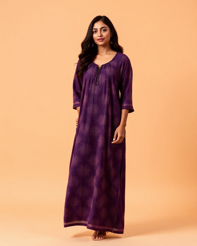 Amaranth Bloom Nighty — Deep Purple nighty